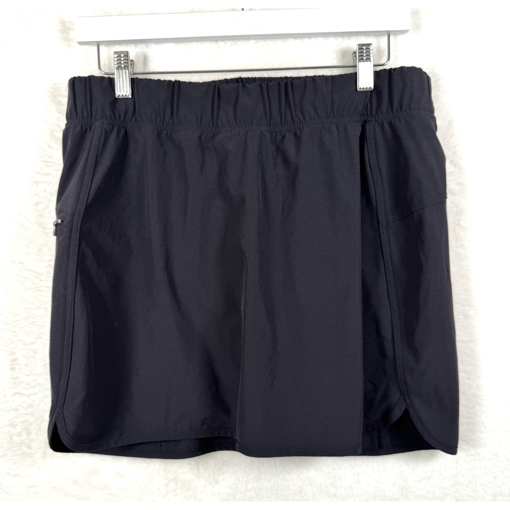 Calia Women's Skort Black Size Medium Zippered Pocket